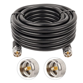 XRDS-RF KMR400 25ft coaxial cable showing low-loss performance for marine and HAM setups.
