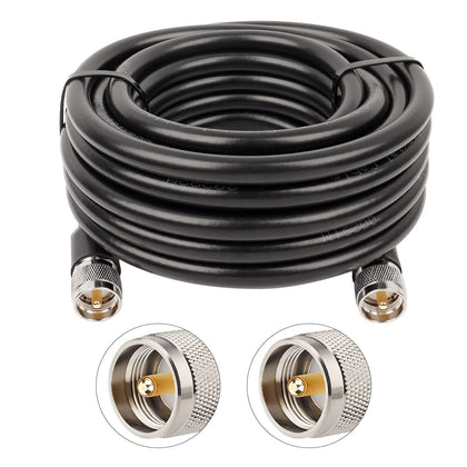 XRDS-RF KMR400 25ft coaxial cable showing low-loss performance for marine and HAM setups.