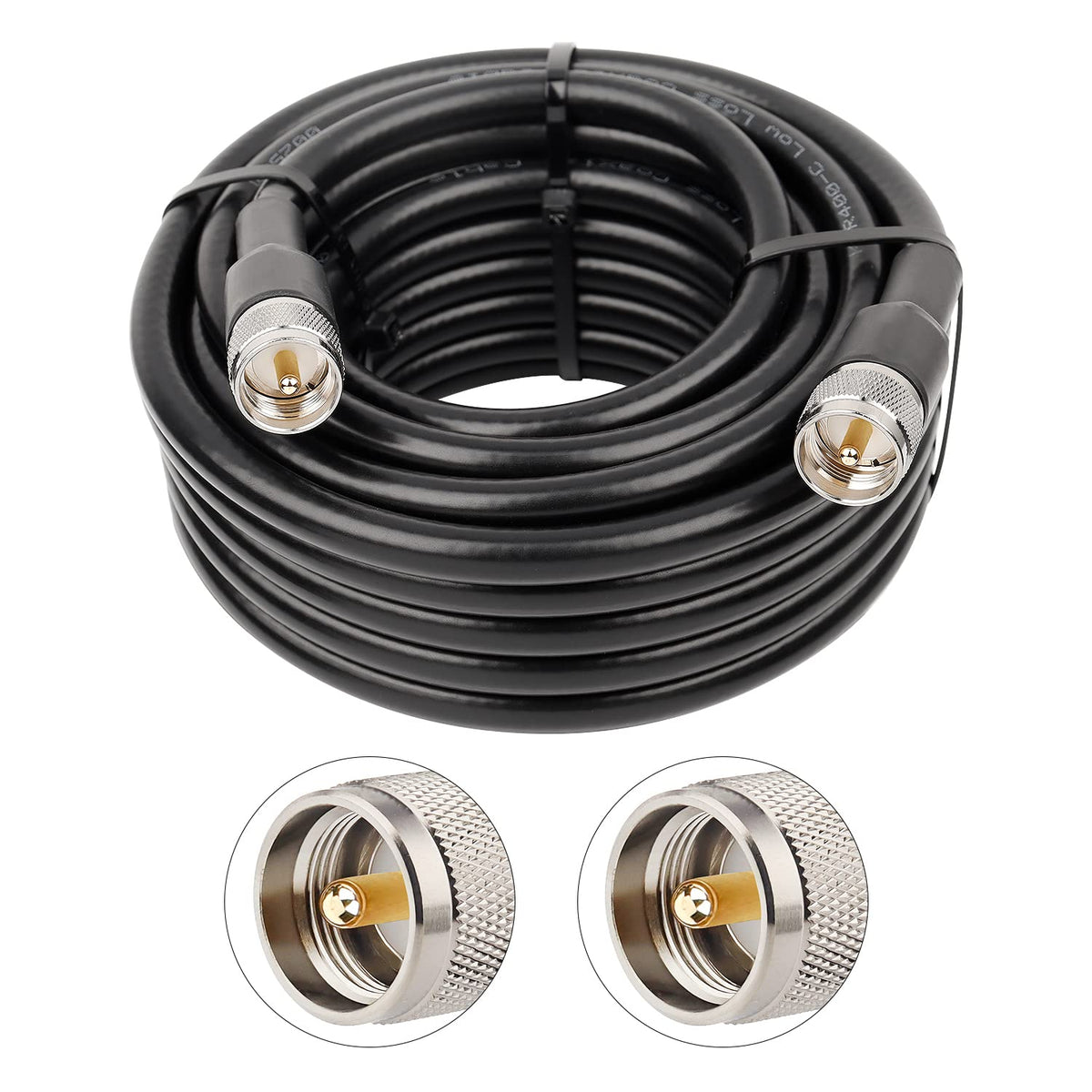 XRDS-RF front packaging showing 50ft KMR400 cable and product label, reliable performance