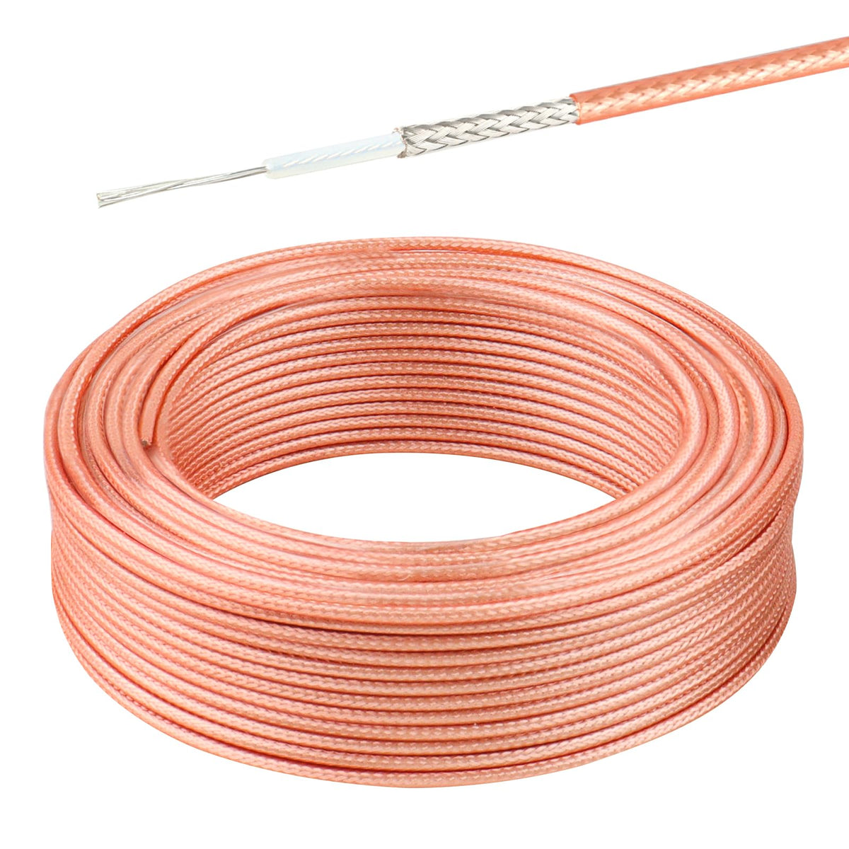 XRDS -RF RG316 100ft coil showing compact packaging and easy handling benefit