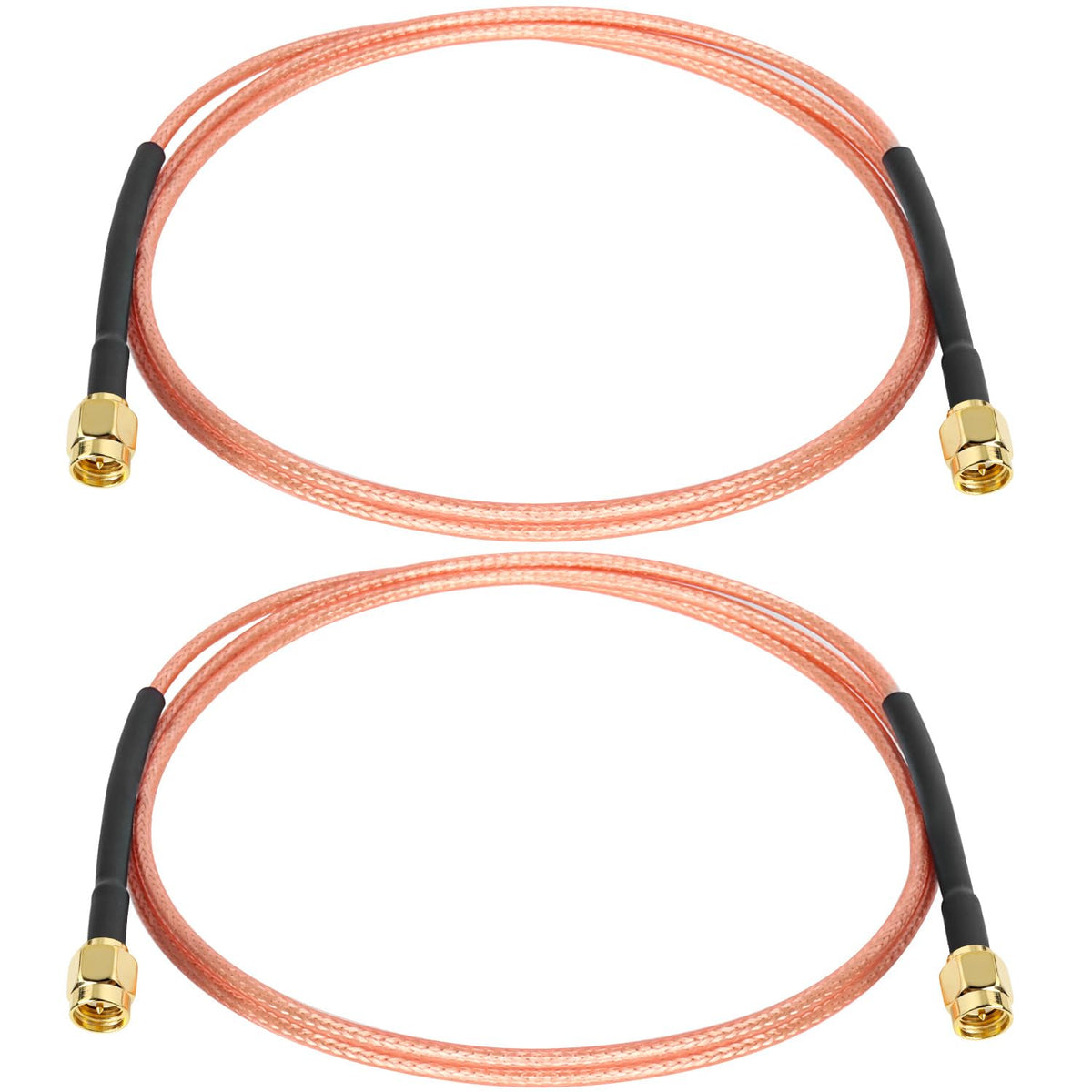 XRDS -RF RG316 SMA male to SMA male 3ft cable for stable WiFi antenna connections