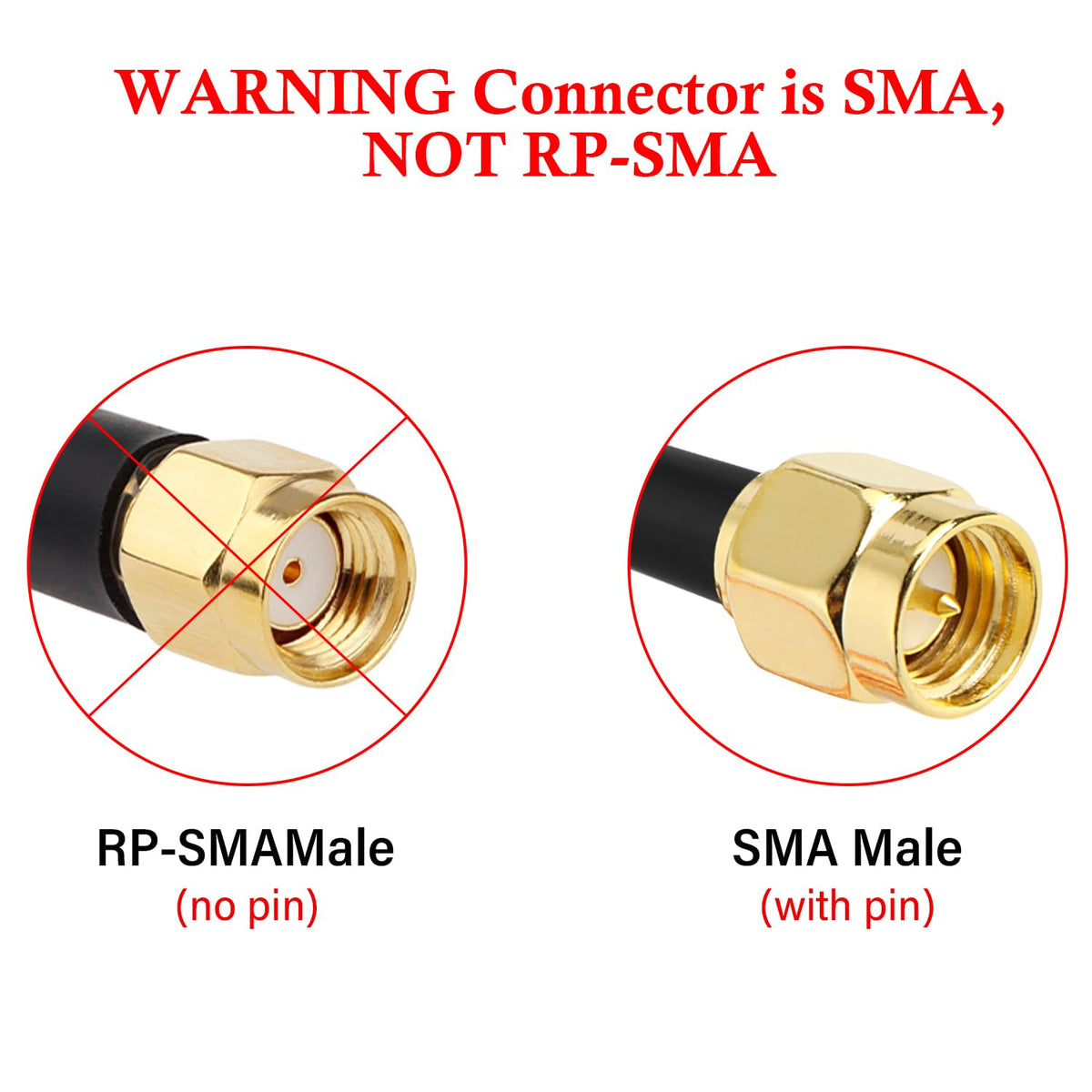 XRDS -RF 3ft SMA cable supports longer-distance signaling with low loss