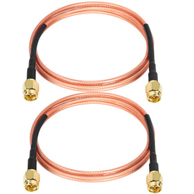 XRDS-RF RG316 SMA to SMA cable 6ft two-pack enables versatile, reliable connections.