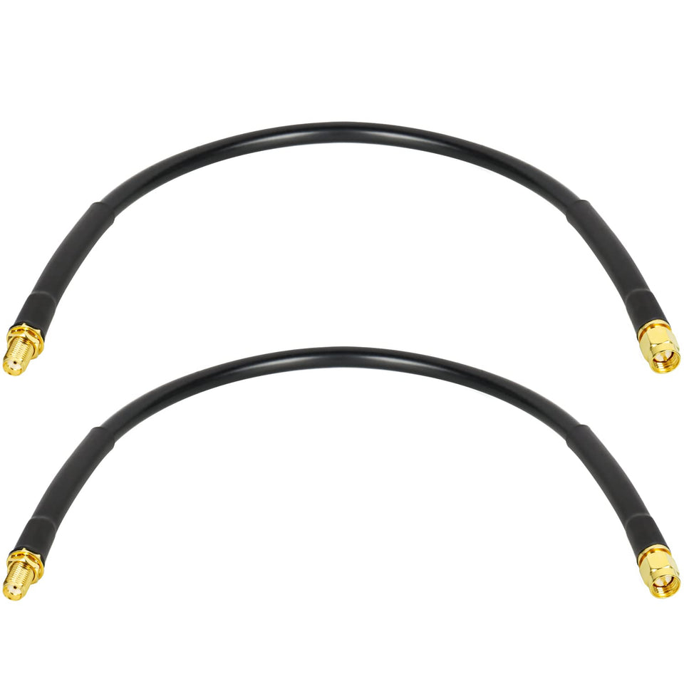 XRDS -RF SMA cable 1ft 2-pack assembly for quick connections
