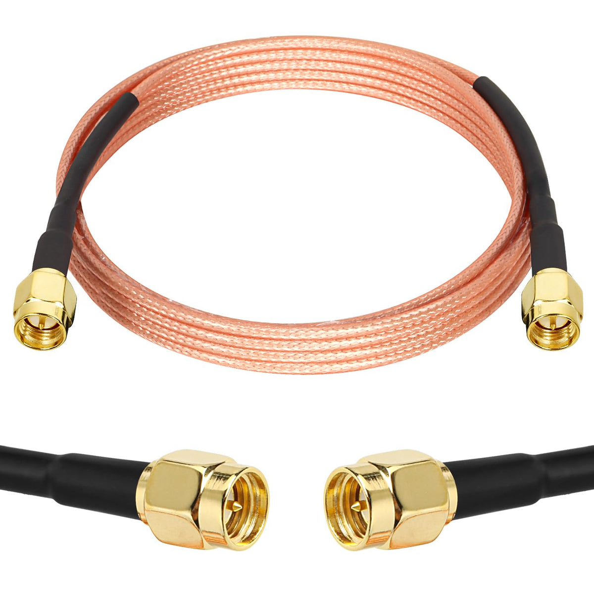 XRDS -RF SMA male to SMA male 8ft cable connector for secure connections
