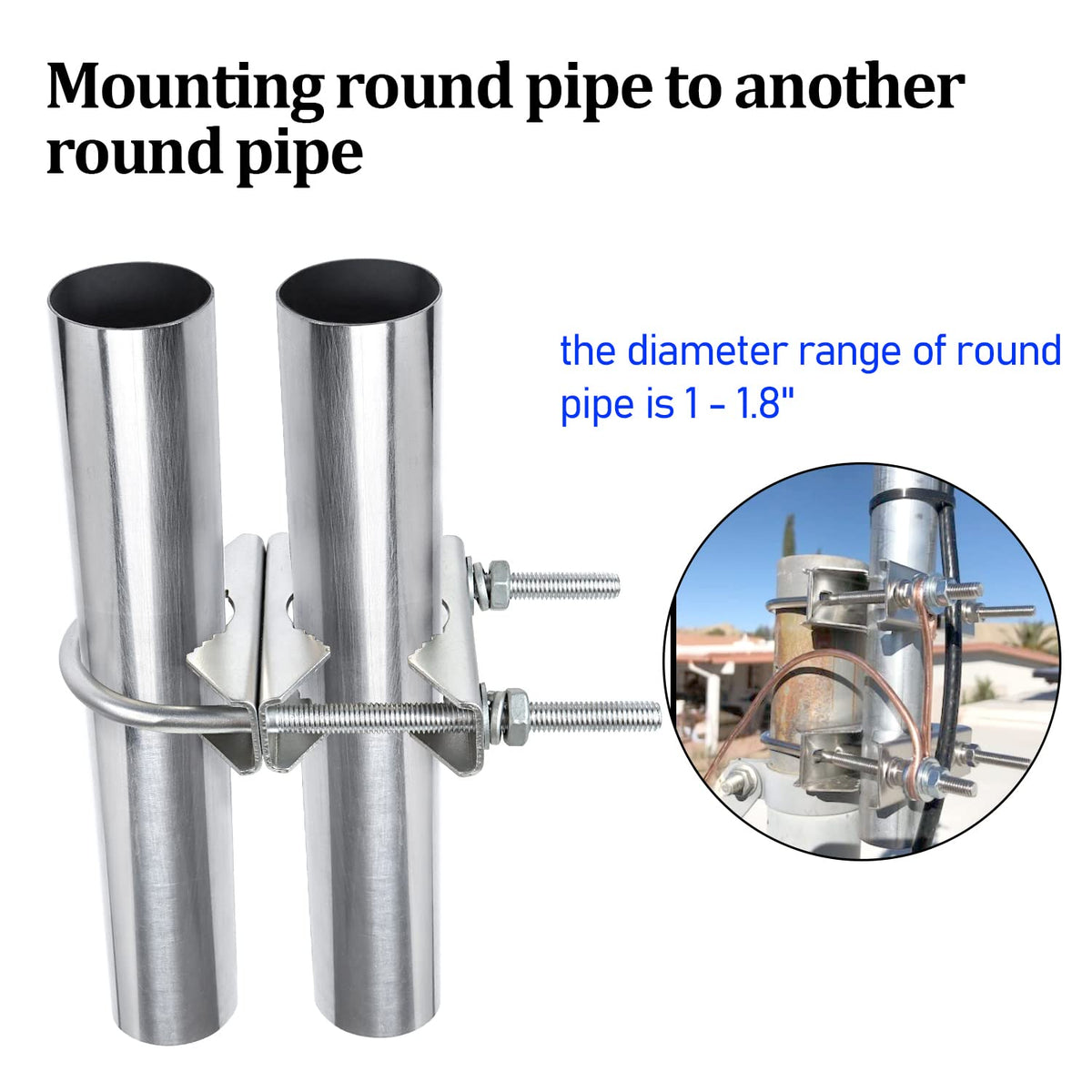 XRDS-RF six-pack clamp kit delivers ample hardware for multiple installations.