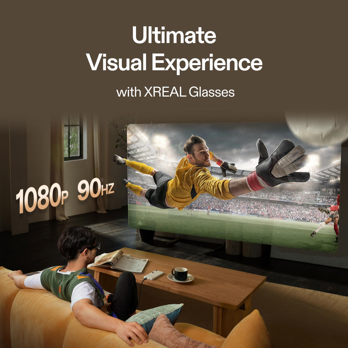 XREAL Beam Pro 5G cloud gaming access for play anywhere.