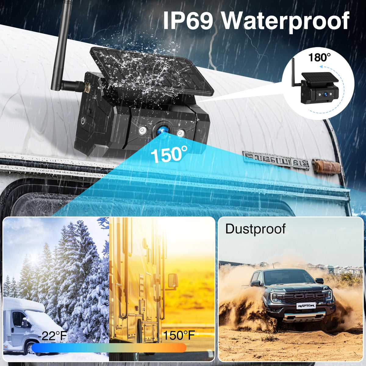 Xrizuo soft-rubber-coated-magnet-base protects paint during mounting.