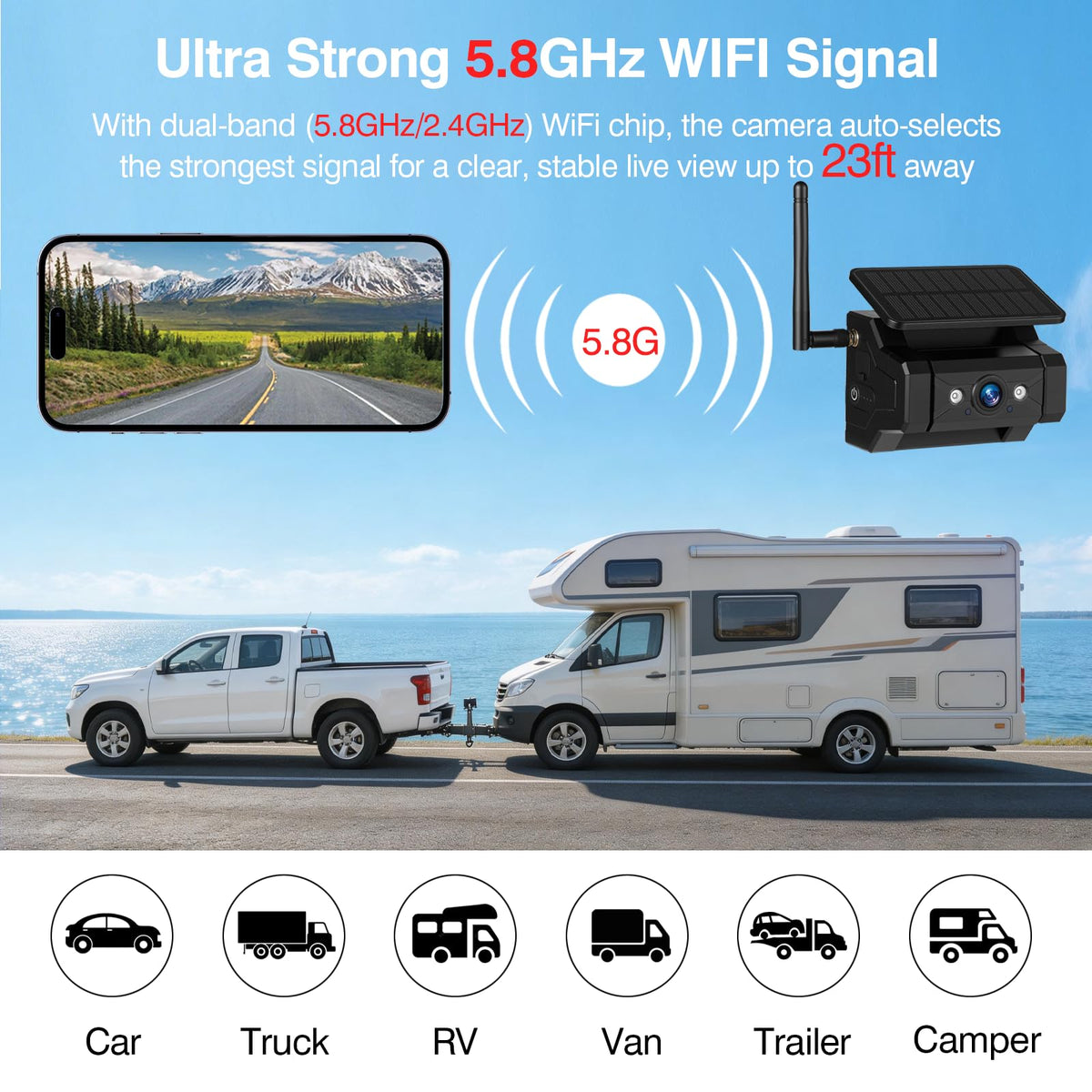 Xrizuo solar-rechargeable-battery-panel extends usage for long road trips.