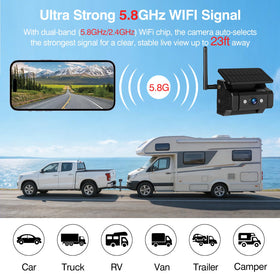 Xrizuo solar-rechargeable-battery-panel extends usage for long road trips.