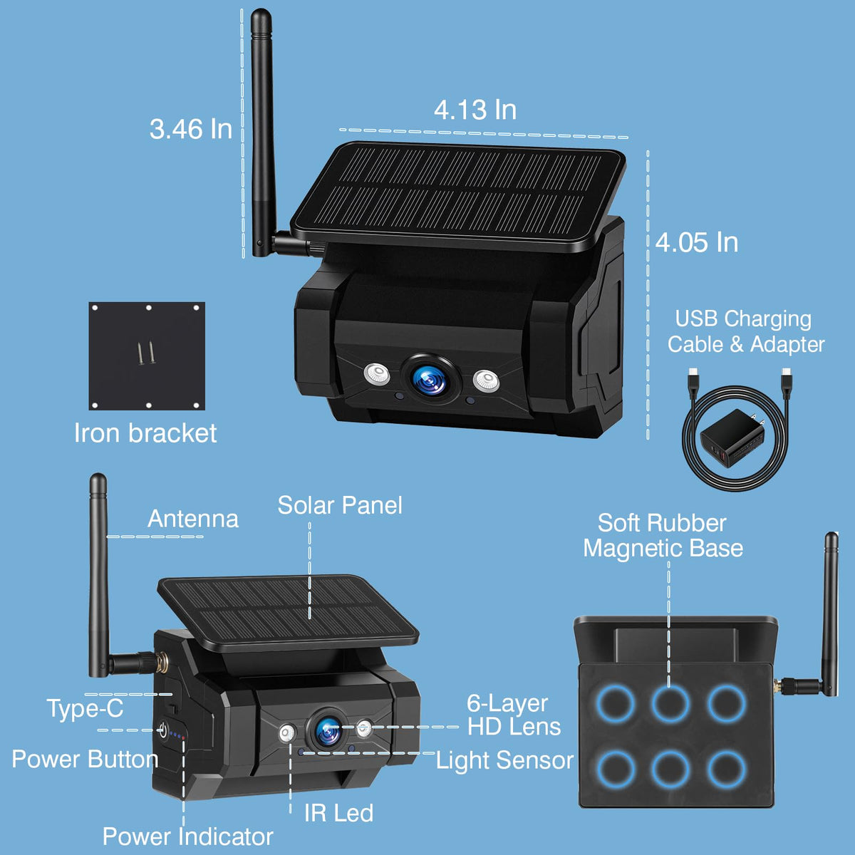 Xrizuo trailer-rv-reversing-angle-views supports safer maneuvers.