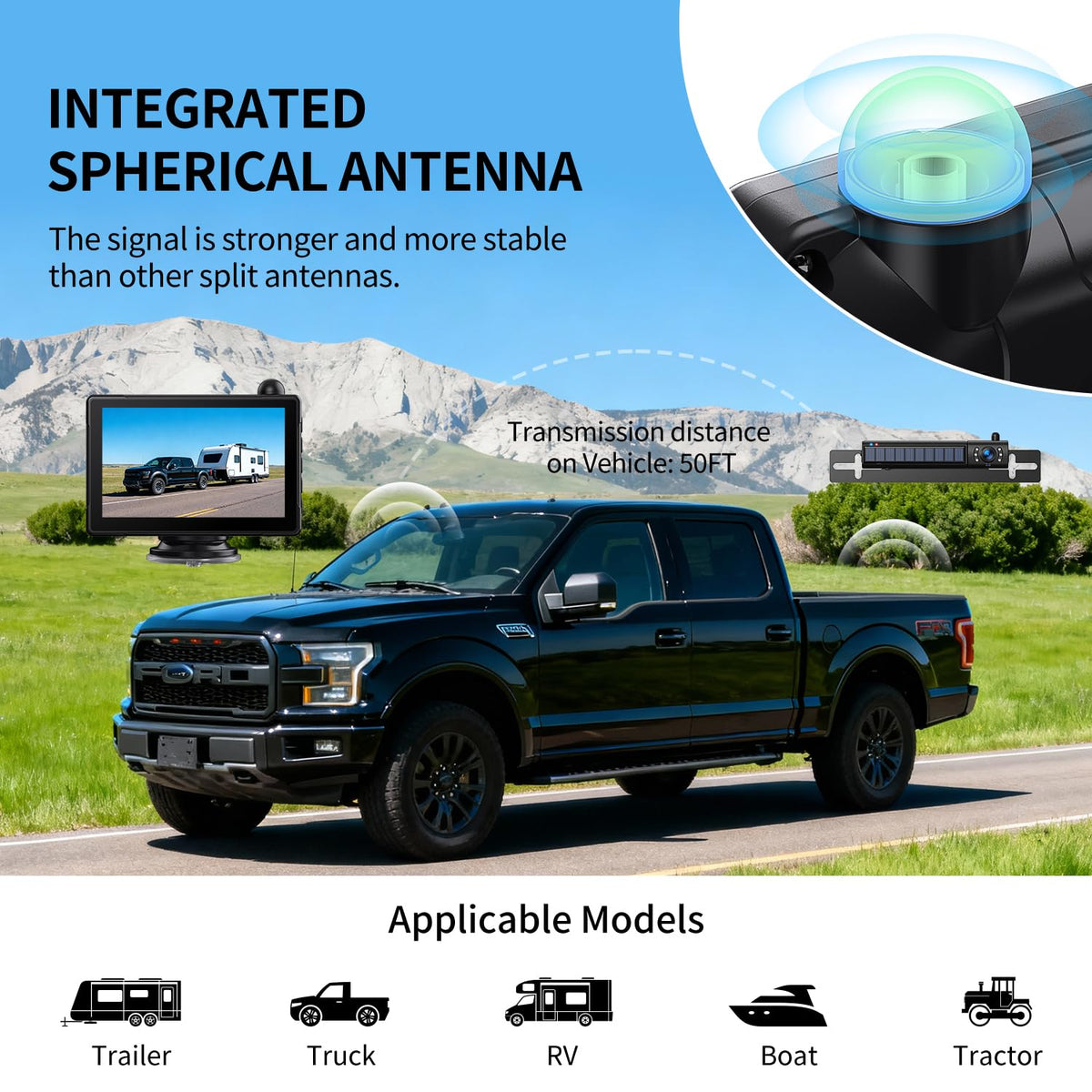 Xroose auto wake-up backup camera for seamless driving