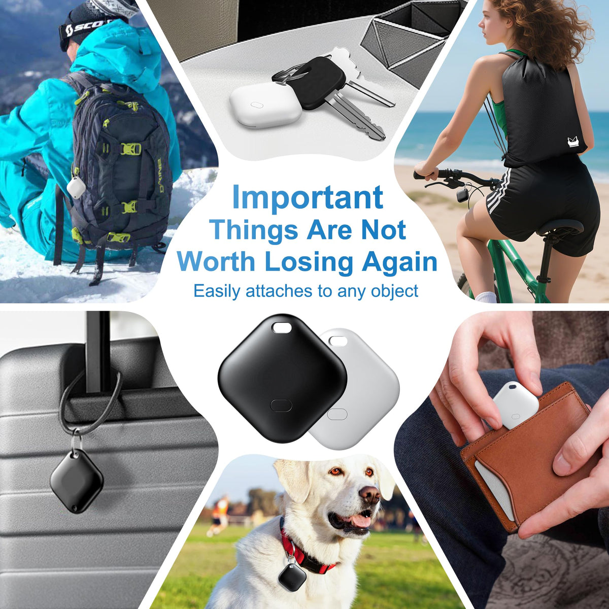 XSUTIC air tag IP67 dust and water resistance protects during travel