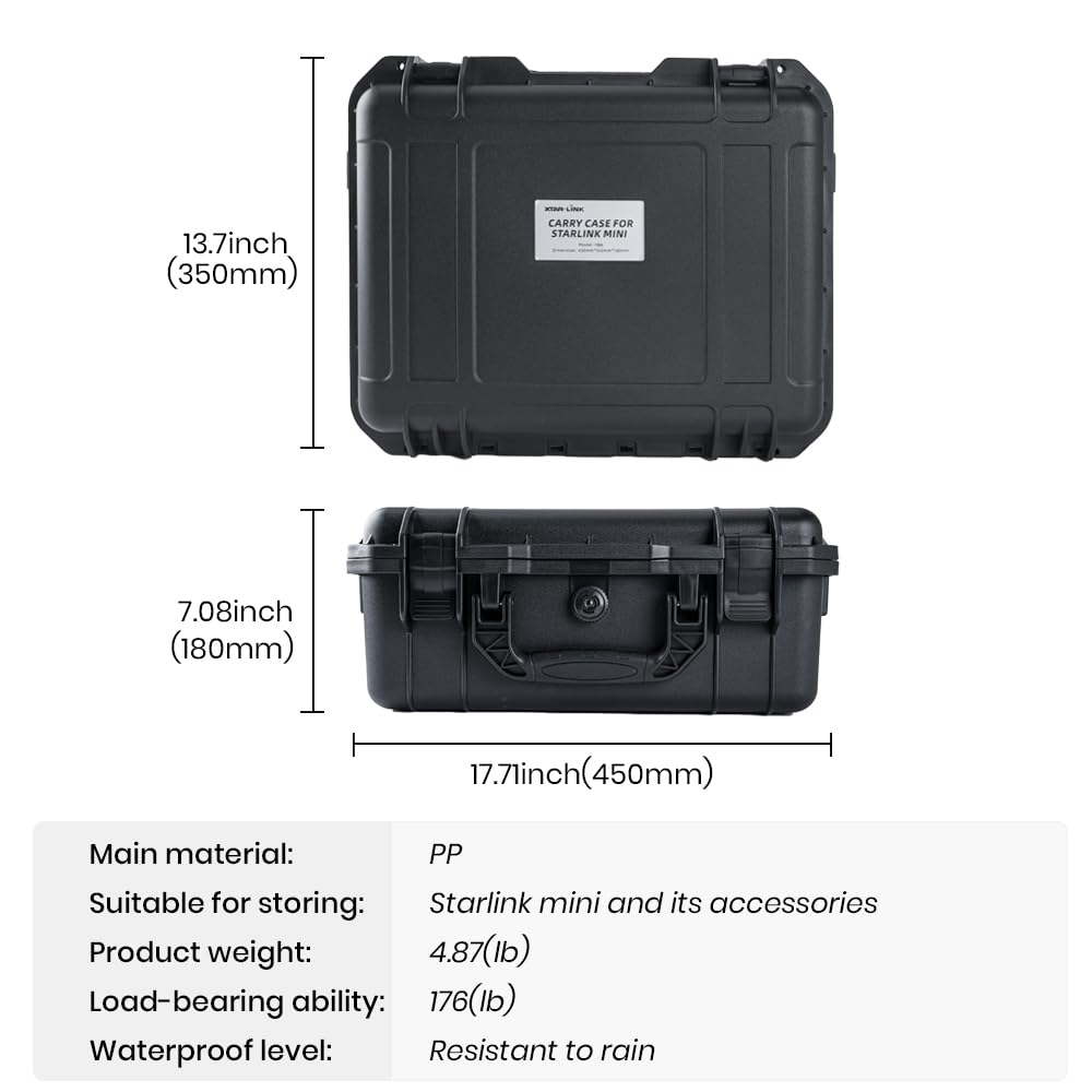 XTAR Starlink Mini accessories store packaging ready for trips.