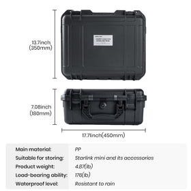 XTAR Starlink Mini accessories store packaging ready for trips.