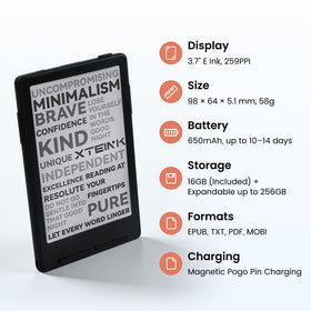 XTEINK X3 distraction-free reading mode supports focused sessions