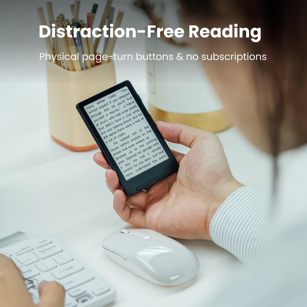 XTEINK X4 up to 14 days of battery life for extended reading
