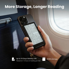 XTEINK X4 16GB storage for thousands of titles without subscriptions
