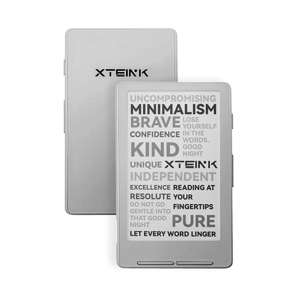 XTEINK X4 front view, compact pocket reader for on-the-go reading