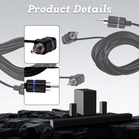 XTPTFABS grey cable demonstrates stable signal transmission
