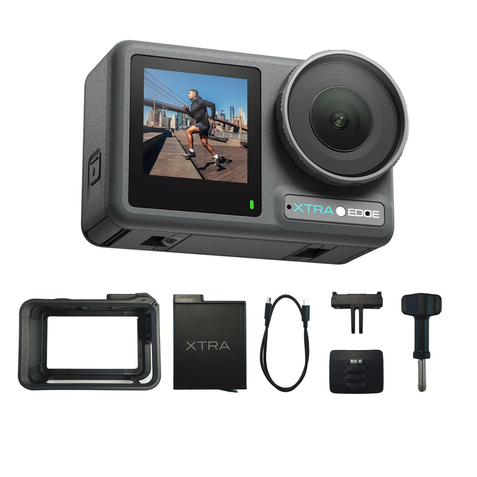 Xtra Edge Action Camera in 4K mode for vibrant travel footage.