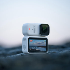 Xtra Atto 128GB built-in storage stores hours of footage.