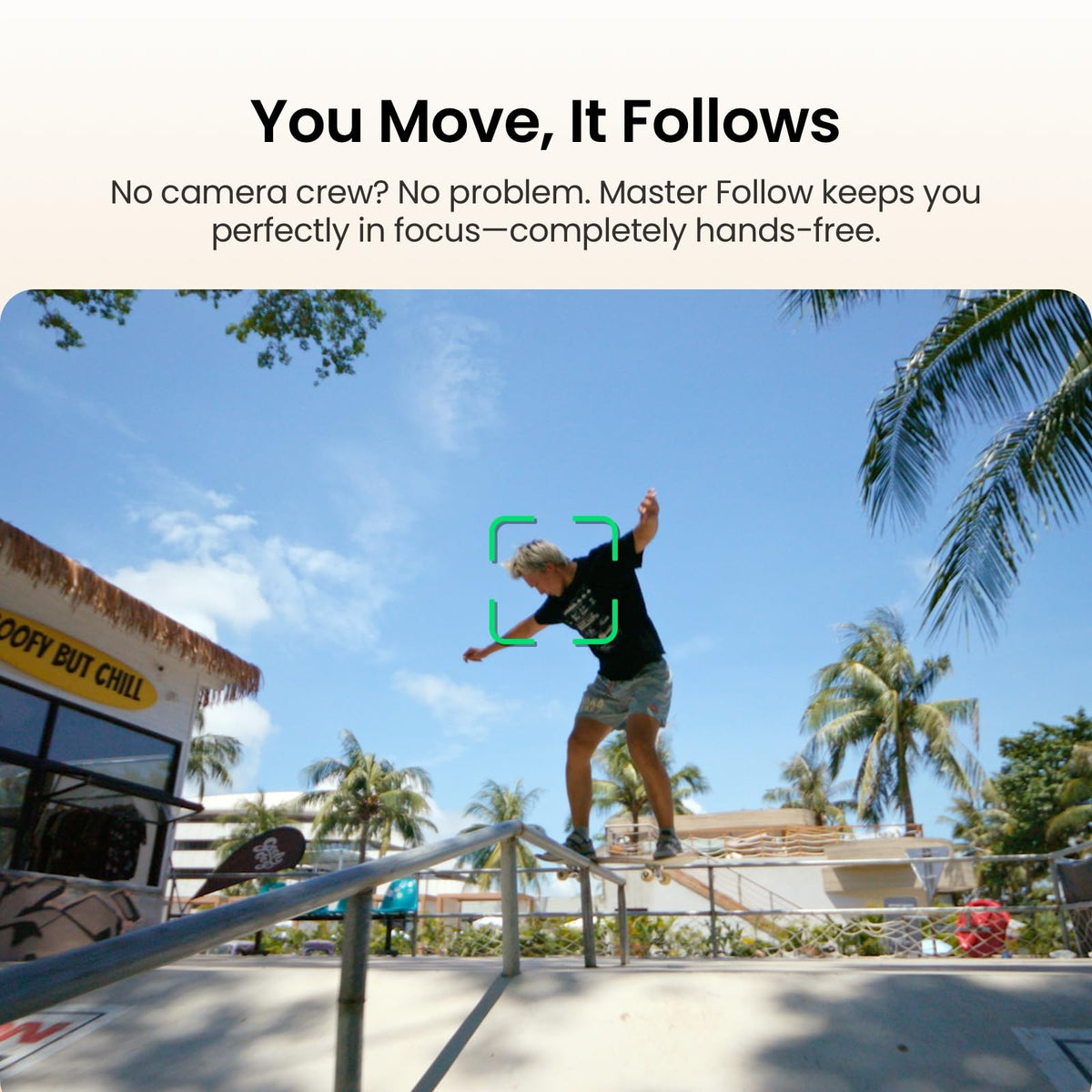 Xtra Muse's 3-axis gimbal stabilizer delivers ultra-stable motion.