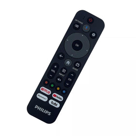 Xtrasaver Philips Google TV RF553A remote back view showing ergonomic grip.