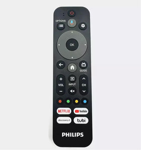 Xtrasaver Philips Google TV RF553A remote front view for quick streaming access.