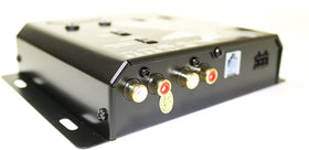Xtremevision dash-mounted bass knob in hand for quick on-the-fly bass adjustment