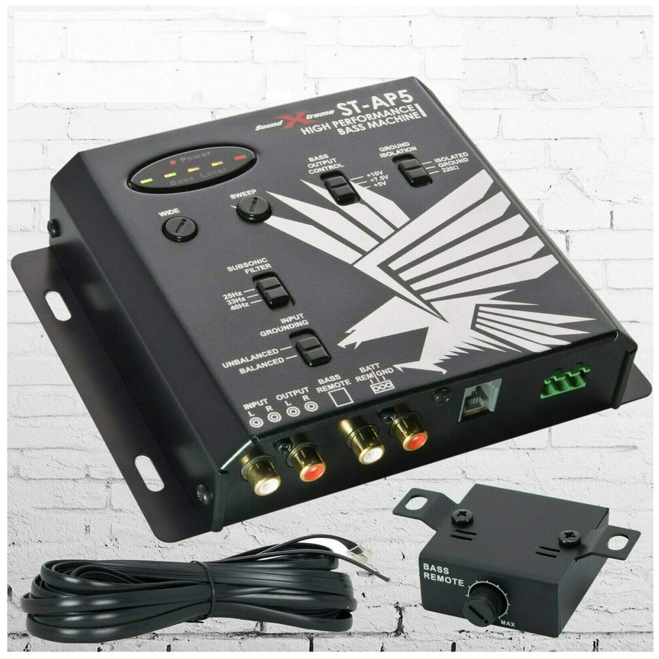 Xtremevision AP5 front panel showing controls and lighted display for easy tuning
