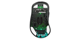 Xtrfy M4 Wireless RGB lighting on-device control for quick style tweaks.