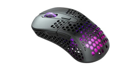 Xtrfy M4 Wireless side profile highlighting ergonomic right-handed grip for comfortable long sessions.