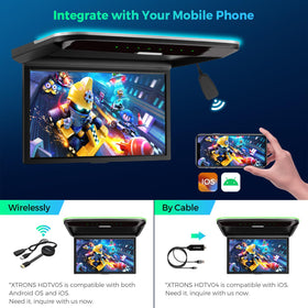 XTRONS HDMI port on the monitor enables external device pairing