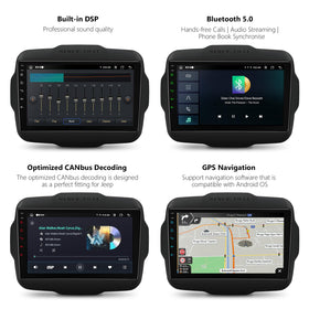 XTRONS Renegade backup camera support helps with parking.