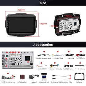 XTRONS Renegade OBD2 and DVR features for vehicle data and security.