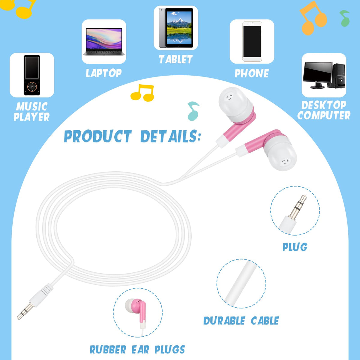 Kids wearing Xuhal earbuds deliver comfortable fit during sessions
