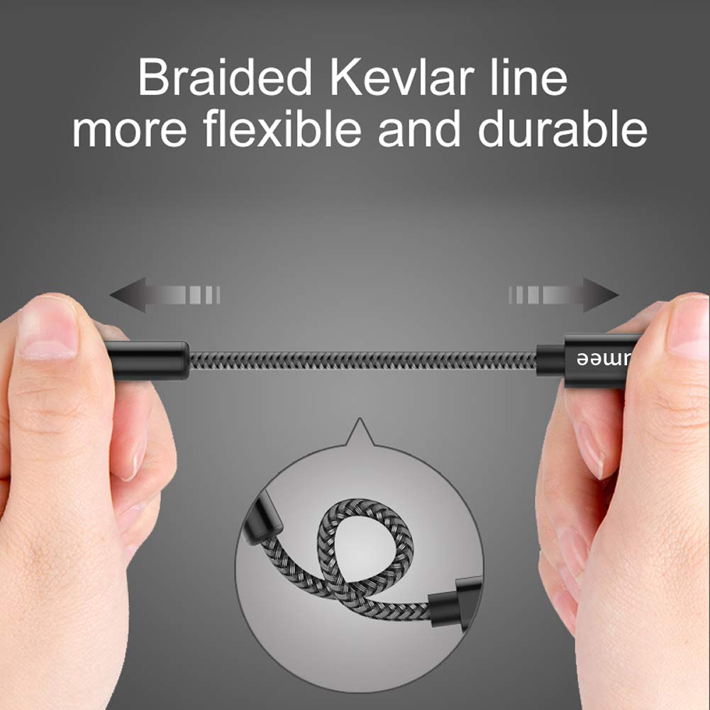 Xumee connected headphones with device demonstrating inline controls