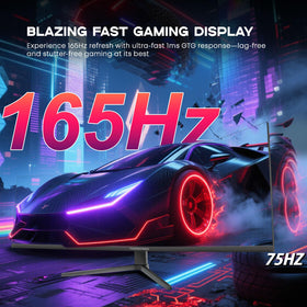 XUNDEFINED 165Hz gaming mode delivers ultra-smooth gameplay.