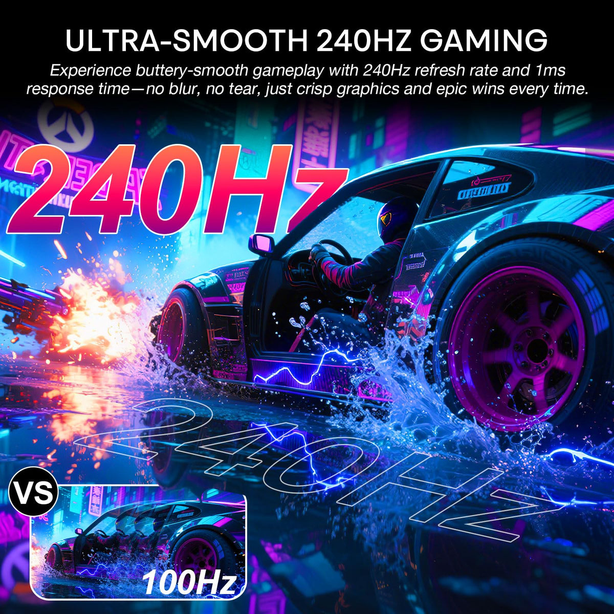 XUNDEFINED IPS panel 99% sRGB delivers vivid colors for work and play.