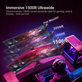 XUNDEFINED VA panel with 4000:1 contrast and HDR10 for rich scenes