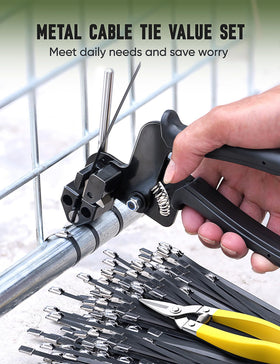 XUTTUM tensioning gun detail demonstrating consistent tension and clean cuts