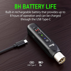 Xvive P3 side profile showing USB-C port for fast reliable charging benefit