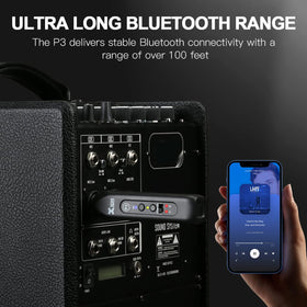 Xvive P3D stereo link enables true dual-channel playback at events.