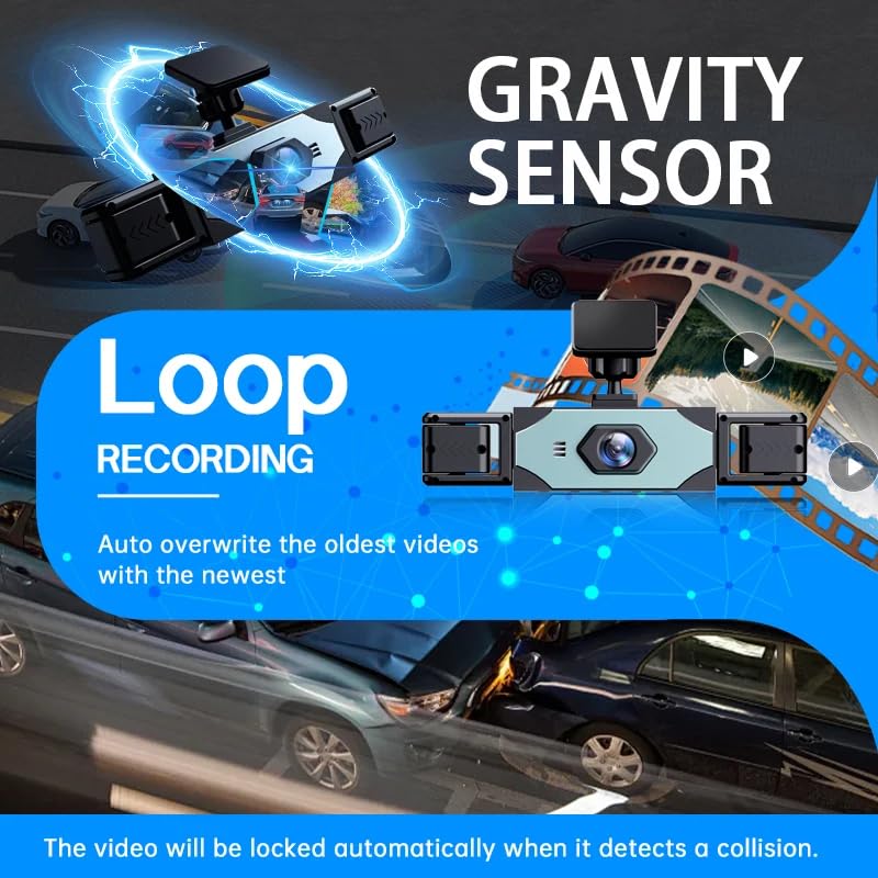 XW EI UNION dash camera 360-degree coverage provides full vehicle protection