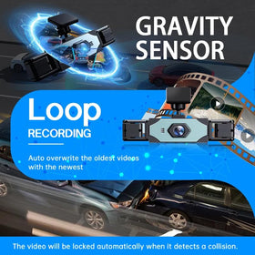 XW EI UNION dash camera 360-degree coverage provides full vehicle protection