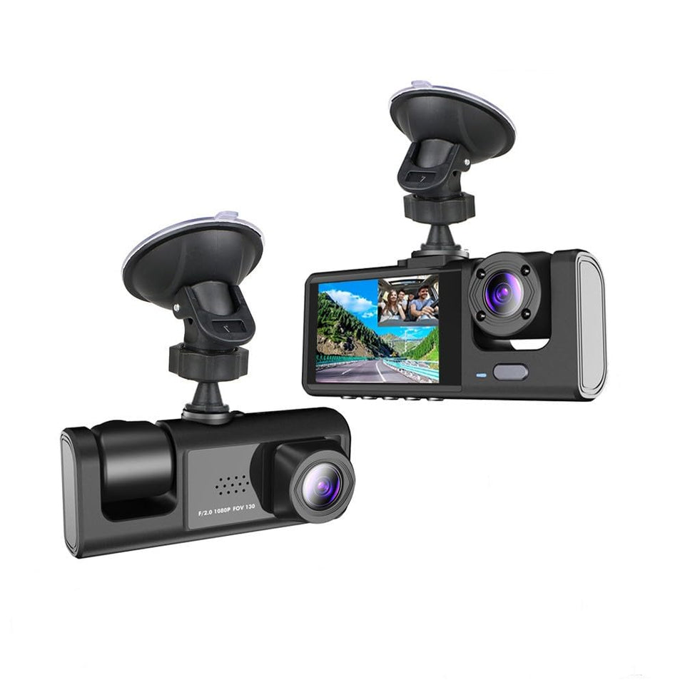 X W EI UNION dash camera front view delivers 1080p clarity for safer daytime driving.
