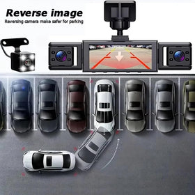 XW EI UNION dash camera left-side coverage reduces blind spots during drives