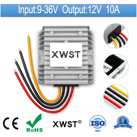 XWST close-up of input and output terminals with clear polarity markings for safe wiring