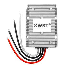 XWST DC-DC stabilizer front view for reliable boost-buck conversion in rugged settings.
